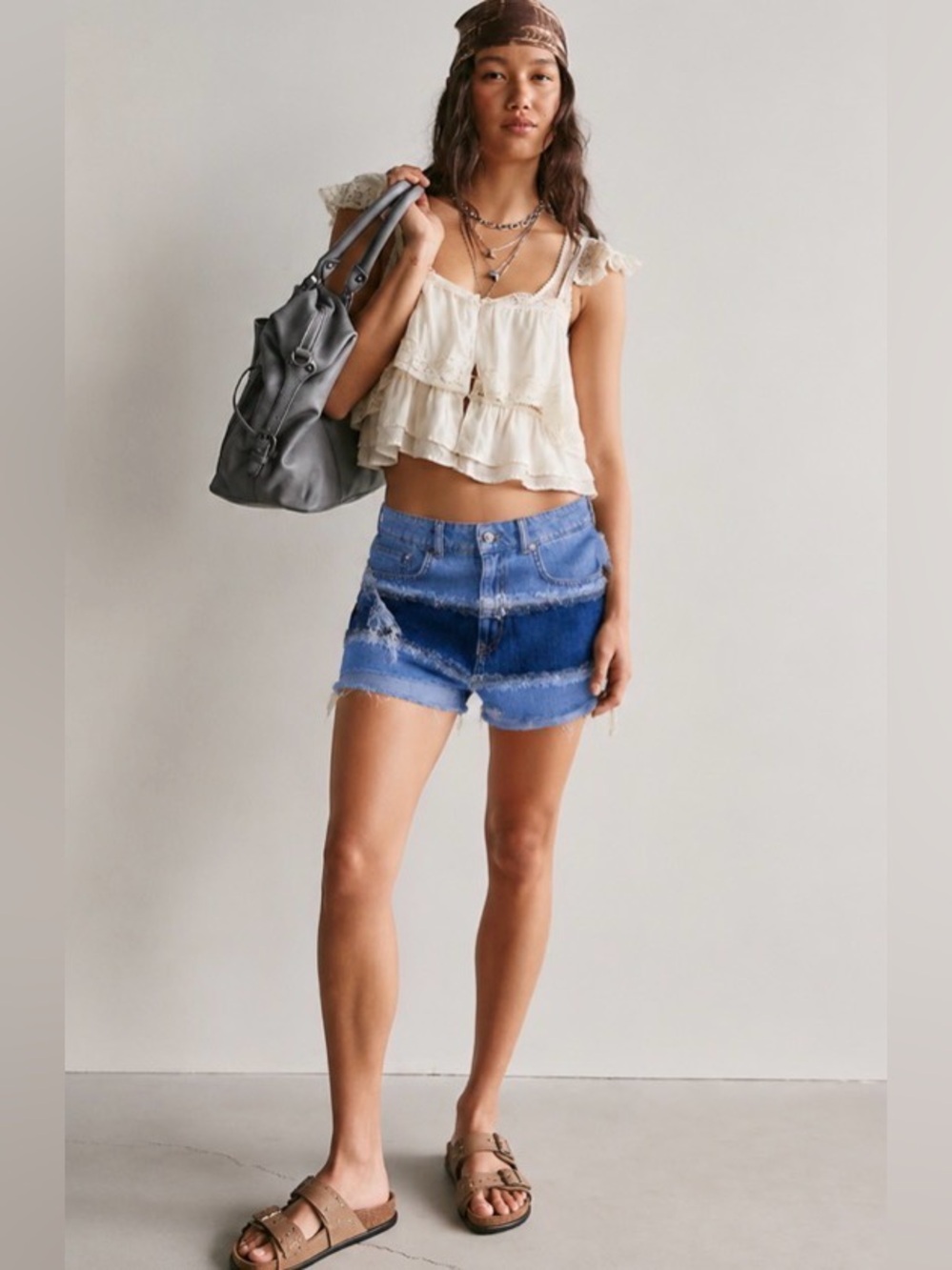 Rare Find The Ragged Priest Panel Resolute Jean Shorts